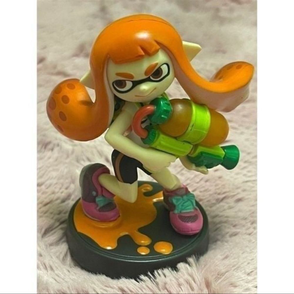Nintendo splatoon amiibo figure